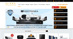 Desktop Screenshot of gtecsecurity.co.uk