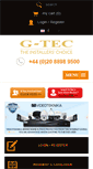 Mobile Screenshot of gtecsecurity.co.uk