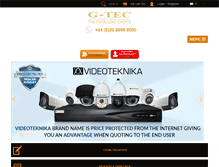 Tablet Screenshot of gtecsecurity.co.uk